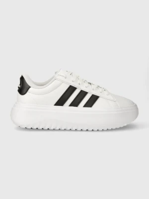 adidas sneakersy Grand Court Platform kolor biały IE1092