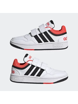 adidas Sneakersy "Hoops 3" w kolorze czarno-biało-czerwonym rozmiar: 35