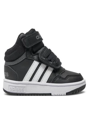 adidas Sneakersy Hoops Mid GW0408 Czarny