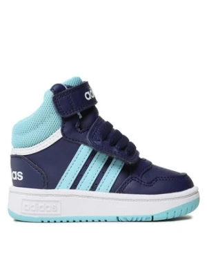 adidas Sneakersy Hoops Mid Shoes IF5314 Niebieski