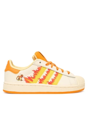 adidas Sneakersy Pokemon Superstar II KJ5618 Beżowy