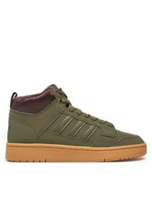 adidas Sneakersy Rapid Court Mid Winterized JR2813 Zielony