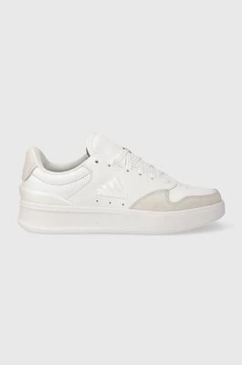 adidas sneakersy skórzane KANTANA kolor biały ID5569