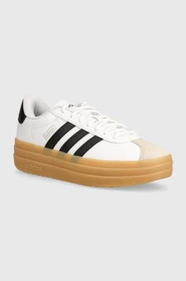 adidas sneakersy skórzane Vl Court Bold kolor biały IH3083