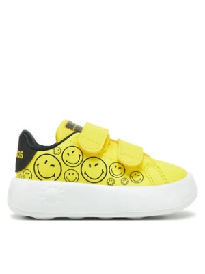 adidas Sneakersy Smiley Advantage JI0501 Żółty