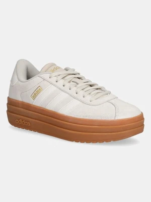 adidas sneakersy VL Court Bold damskie kolor beżowy JQ5633