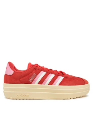 adidas Sneakersy VL Court Bold JI1786 Czerwony