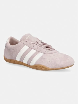 adidas sneakersy zamszowe Grand Court różowy