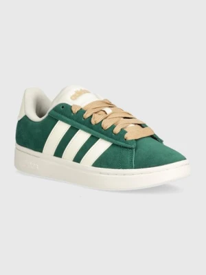 adidas sneakersy zamszowe Grand Court Alpha 00S kolor zielony IH3850