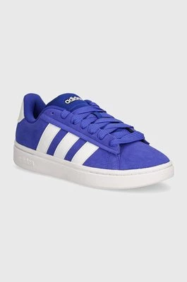 adidas sneakersy zamszowe Grand Court Alpha kolor niebieski IH3846