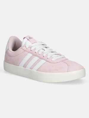 adidas sneakersy zamszowe Vl Court 3.0 kolor różowy JP5325