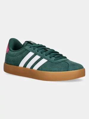 adidas sneakersy zamszowe Vl Court 3.0 kolor zielony JP7538