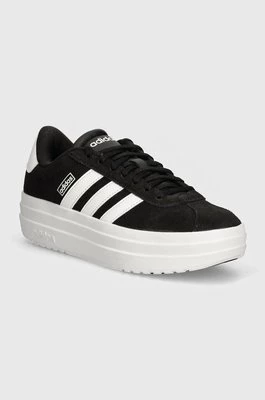 adidas sneakersy zamszowe Vl Court kolor czarny IH9995