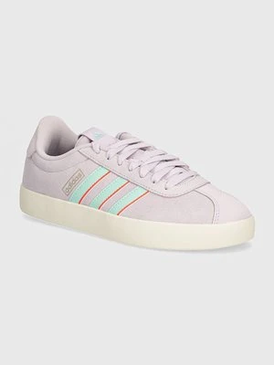 adidas sneakersy zamszowe Vl Court kolor fioletowy IF4468