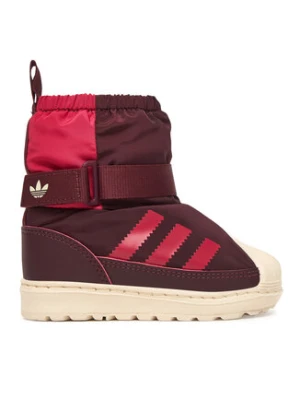 adidas Śniegowce Superstar 360 Boot JR5805 Bordowy