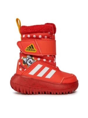 adidas Śniegowce Winterplay x Disney Shoes Kids IG7191 Czerwony