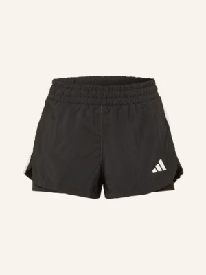 Adidas Spodenki Do Biegania 2 W 1 Pacer schwarz
