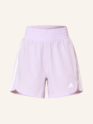 Adidas Spodenki Treningowe Pacer Training 3-Stripes Woven High Rise lila