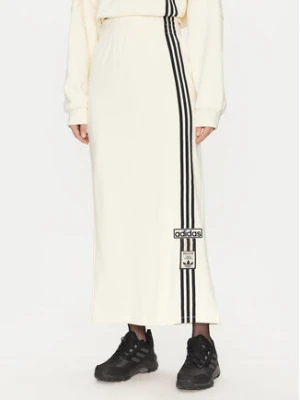 adidas Spódnica maxi Adibreak JC8539 Écru Regular Fit