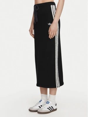 adidas Spódnica midi KS9373 Czarny Slim Fit