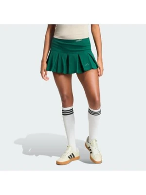 adidas Spódnica plisowana Seasonal Essentials Colorpop KC3939 Zielony Loose Fit