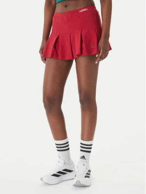 adidas Spódnica plisowana Seasonal Essentials Colorpop KD3372 Czerwony Loose Fit