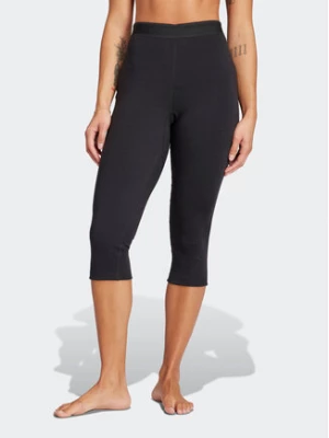 adidas Spodnie capri Xperior Merino 260 HZ8537 Czarny Tight Fit