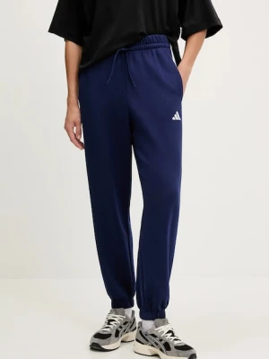adidas spodnie dresowe 3-Stripes damskie kolor granatowy z aplikacją JX7696