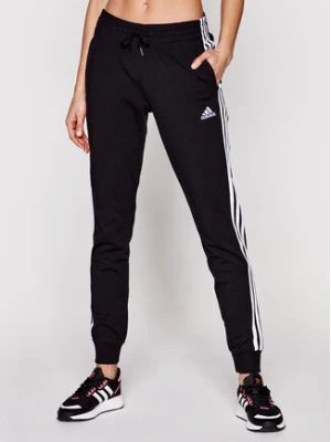 adidas Spodnie dresowe 3-Stripes GM5542 Czarny Slim Fit