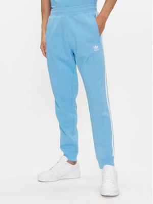 adidas Spodnie dresowe adicolor 3-Stripes IM9451 Niebieski Slim Fit