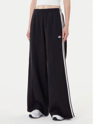 adidas Spodnie dresowe adicolor 3-Stripes JV7473 Czarny Wide Leg