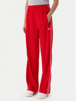 adidas Spodnie dresowe adicolor Classic Firebird JW1225 Czerwony Loose Fit