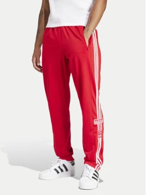 adidas Spodnie dresowe adicolor Classics Adibreak IM8221 Czerwony Regular Fit