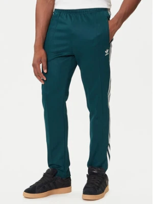 adidas Spodnie dresowe adicolor Classics Beckenbauer JY1275 Zielony Slim Fit