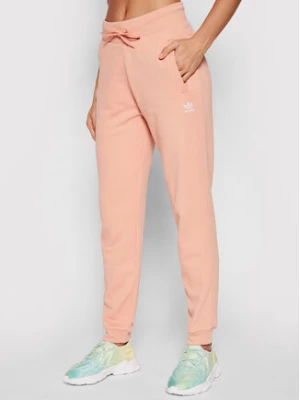 adidas Spodnie dresowe adicolor Essentials H37874 Różowy Slim Fit