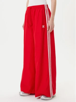 adidas Spodnie dresowe adicolor Firebird JD3388 Czerwony Loose Fit