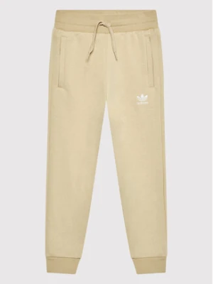 adidas Spodnie dresowe adicolor HK2860 Beżowy Regular Fit