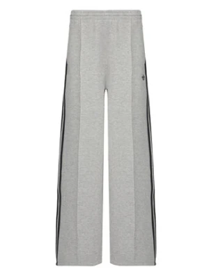 adidas Spodnie dresowe adicolor Spacer 3-Stripes JV7497 Zielony Wide Leg