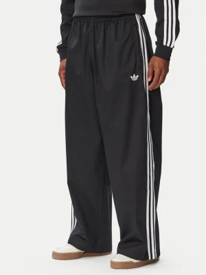 adidas Spodnie dresowe Adicolor SST Cotton Twill KR1387 Czarny Relaxed Fit