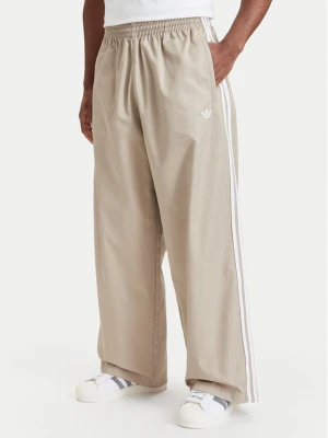 adidas Spodnie dresowe Adicolor Sst Cotton Twill Trousers KR1385 Beżowy Relaxed Fit