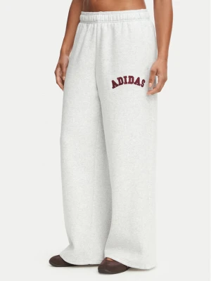 adidas Spodnie dresowe Adidas Damskie 3-Stripes KU0333 Szary Loose Fit