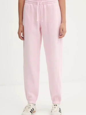 adidas spodnie dresowe All SZN damskie kolor różowy gładkie JV7304