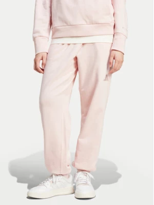 adidas Spodnie dresowe ALL SZN French Terry IY6817 Różowy Loose Fit