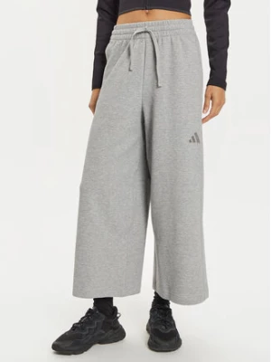 adidas Spodnie dresowe ALL SZN IY6830 Szary Wide Leg