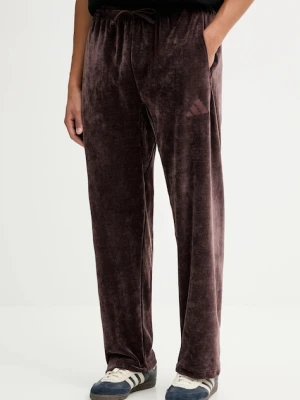 adidas spodnie dresowe All Szn Luxe męskie kolor brązowy gładkie JL6571