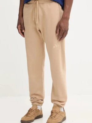 adidas spodnie dresowe All SZN męskie kolor beżowy gładkie JX5099