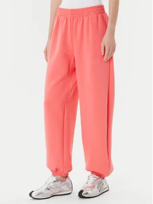 adidas Spodnie dresowe ALL SZN Soft Lux lKD9773 Koralowy Loose Fit
