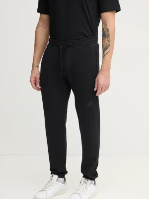 adidas spodnie dresowe bawełniane ALL SZN kolor czarny gładkie IV5216
