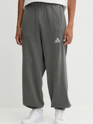adidas spodnie dresowe bawełniane All SZN męskie kolor szary gładkie JL6524
