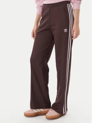 adidas Spodnie dresowe Beckenbauer IR6093 Brązowy Regular Fit